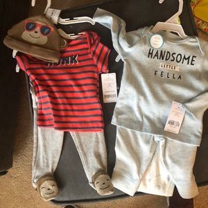NWT Carter’s 3 mo sets
